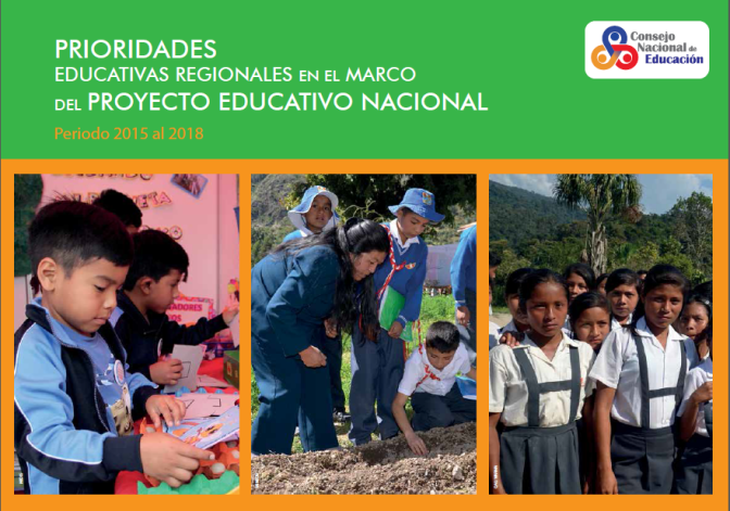 Prioridades Educativas Regionales en el marco del Proyecto Educativo Nacional – CNE