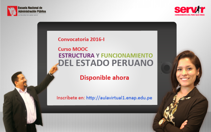 SERVIR Curso en línea: Estructura y funcionamiento del estado peruano. –