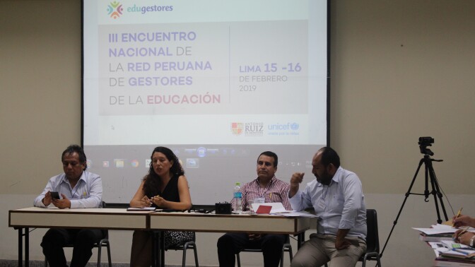 III Encuentro Nacional de Edugestores: experiencias de Arequipa, Lima Metropolitana y Apurímac