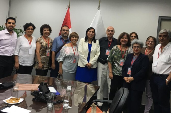 Colectivos de sociedad civil se reunieron con ministra de Educación Flor Pablo